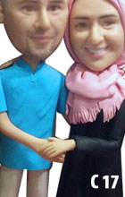 Muslim Couple Figurine