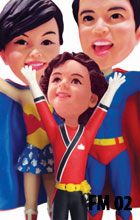 Super Heroes Family Figurine