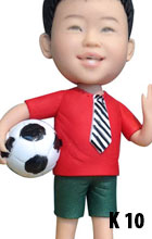 Football Kid Figurine