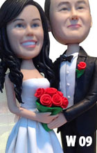 Happily Married Clay Figurine