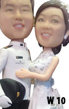 Military Wedding Figurine